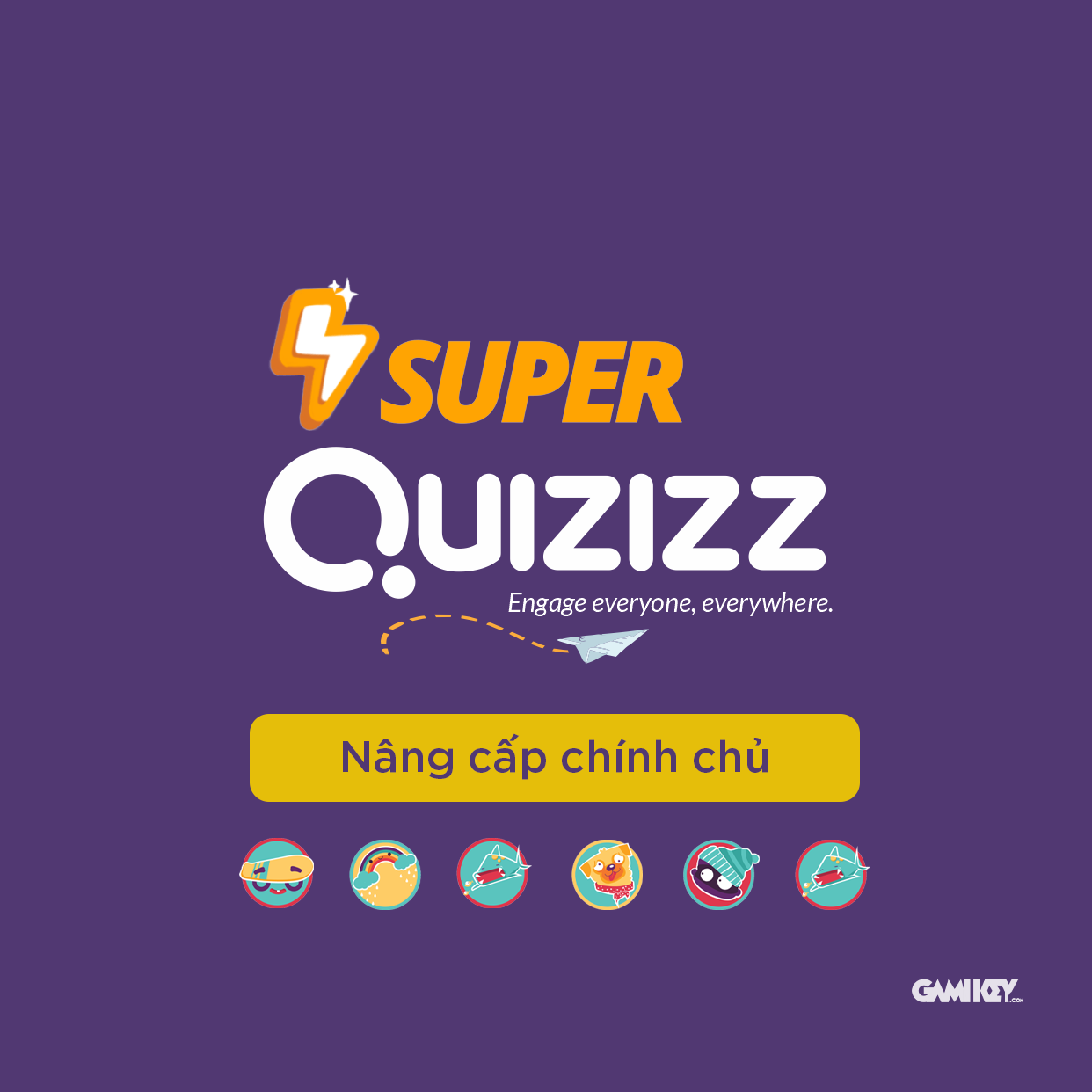 Nâng cấp tài khoản Quizizz Super